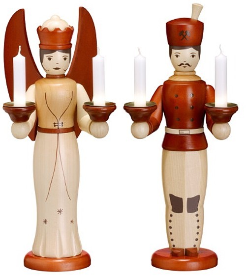 Engel und Bergmann aus Seiffen Engel und Bergmann aus Seiffen