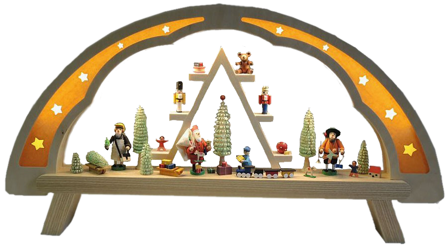Schwibbogen Weihnachtsmannwerkstatt